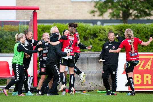 Kristianstads spelare jublar