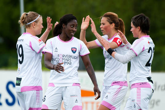 Rosengårds Anita Asante, Katrin Schmidt, Sara Björk