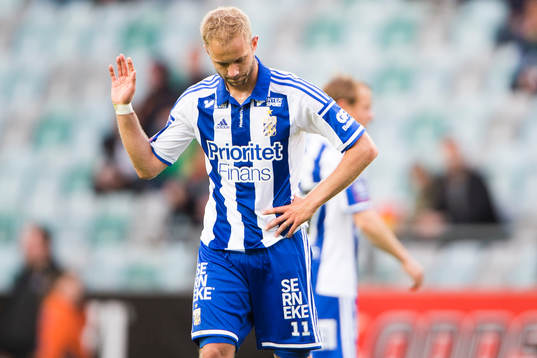 IFK Göteborgs Robin Söder är besviken