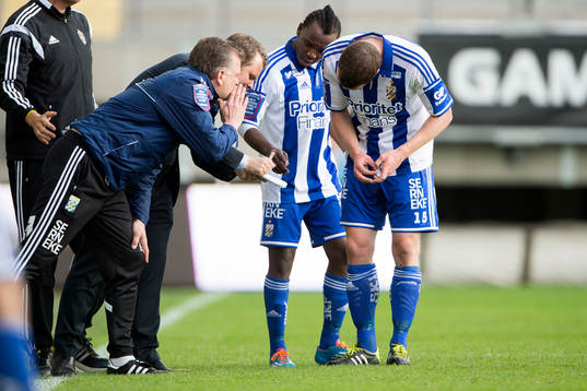 IFK Göteborgs tränare Mikael Stahre och assisterande