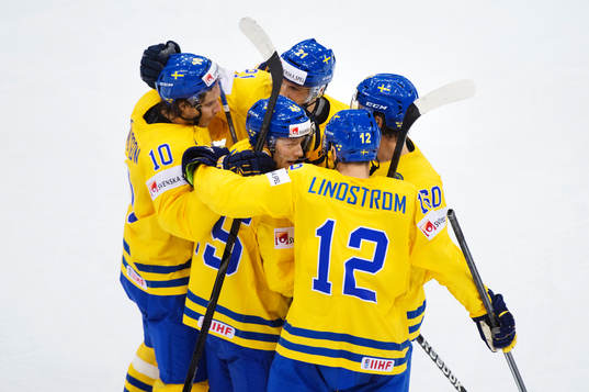 Sveriges Johan Fransson, Oscar Möller, Jimmie Ericsson,