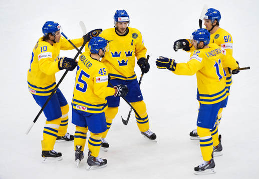Sveriges Johan Fransson, Oscar Möller, Jimmie Ericsson,