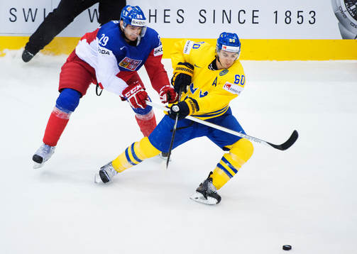 Tjeckiens Jan Kolar och Sveriges Mikael Backlund