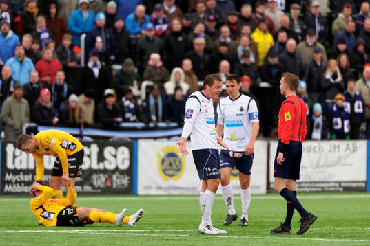 Jens Portin, Gefle spelar oskyldig mot domare Johan Hamlin
