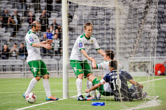 Hammarbys  Fredrik Torsteinbø  gör 1-0