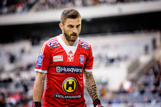 Husqvarnas målvakt Zoran Akovic deppar