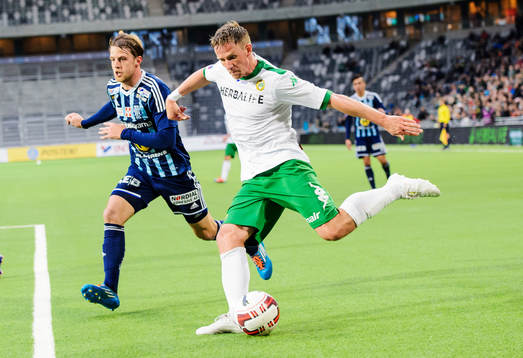 Hammarbys Jan Gunnar Solli och Husqvarnas Thomas Hansson