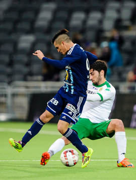 Husqvarnas Tobias Nilsson och Hammarbys Hammarbys Nahir