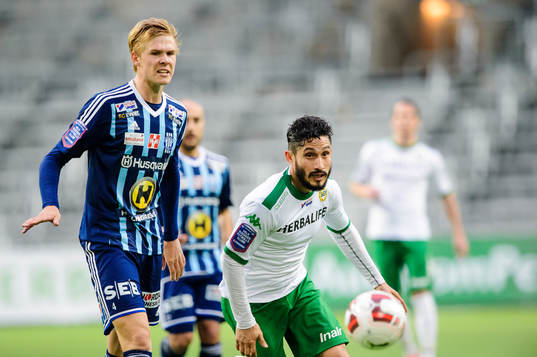 Husqvarnas Didric Andersson och Hammarbys Pablo