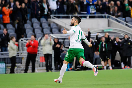 Hammarbys Pablo Piñones-Arce jublar