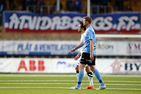 Häckens Martin Ericsson och målvakt Christoffer