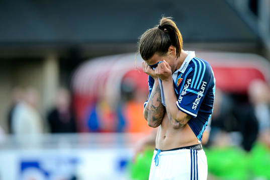 Djurgårdens Aleksandar Prijovic  deppar