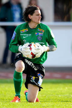 Falkenbergs målvakt Otto Martler