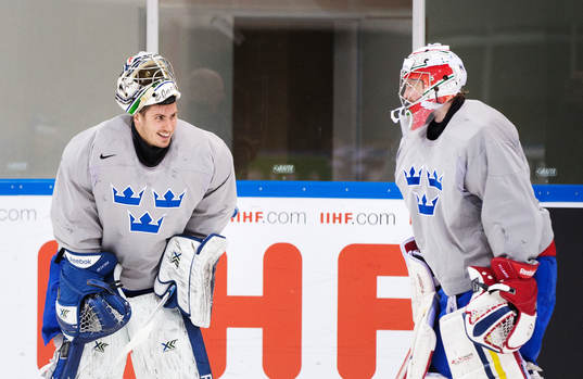 Målvakterna Joacim Eriksson och Anders Nilsson på