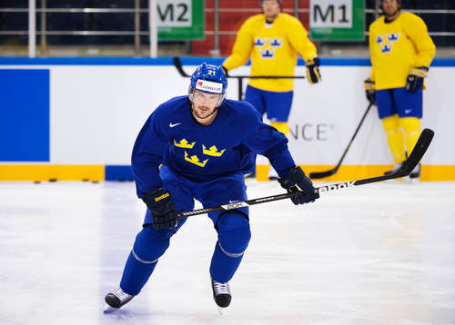 Jimmie Ericsson på Sveriges träning