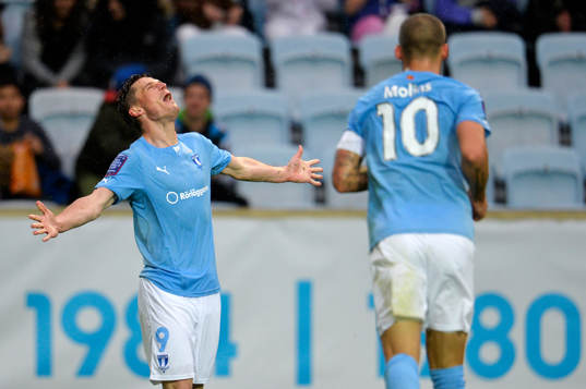 Malmö FFs Markus Rosenberg jublar