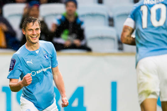 Malmö FFs Markus Rosenberg jublar