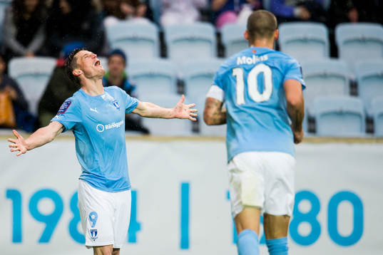 Malmö FFs Markus Rosenberg jublar