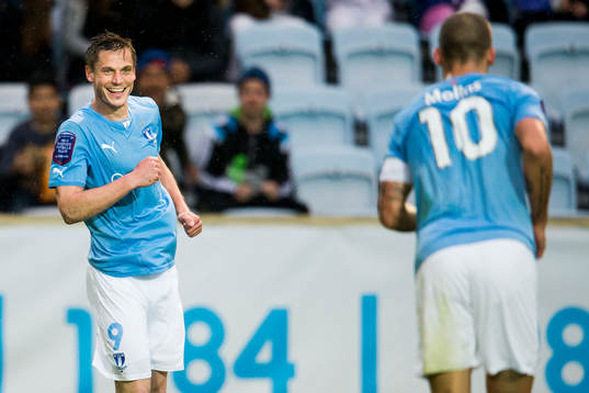 Malmö FFs Markus Rosenberg jublar