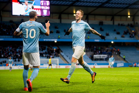 Malmö FFs Guillermo Molins jublar