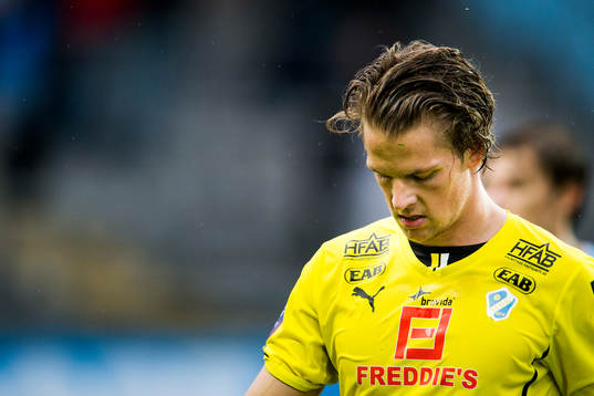 Halmstads Fredrik Liverstam deppar