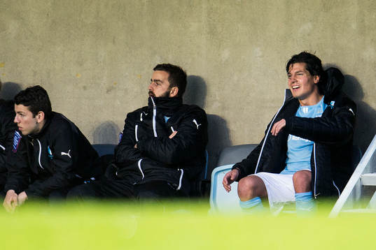 Malmö FFs Miiko Albornoz är besviken