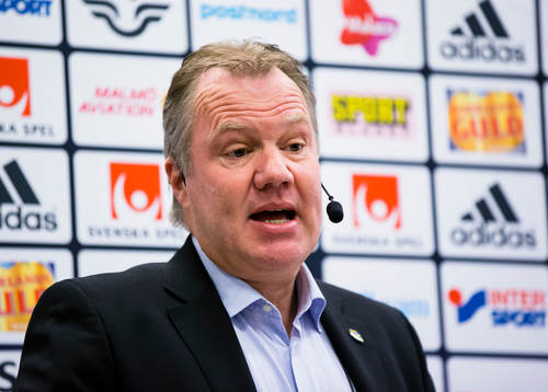 Svenska Fotbollförbundets ordförande, Karl-Erik Nilsson