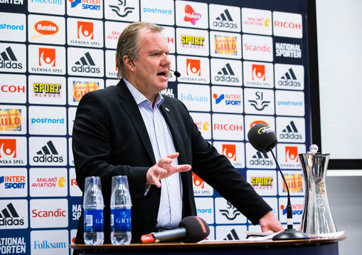 Svenska Fotbollförbundets ordförande, Karl-Erik Nilsson