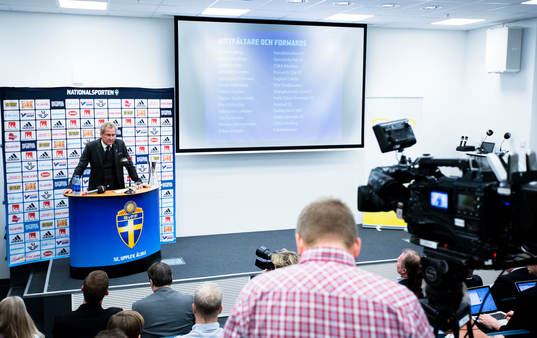 Sveriges förbundskapten Erik Hamrén