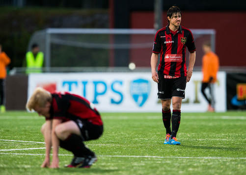 Brommapojkarnas Gabriel Petrovic deppar