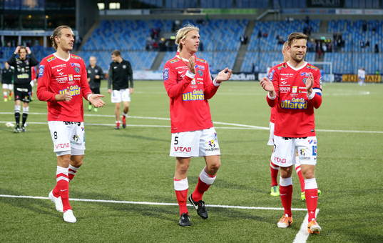 Falkenbergs Tobias Carlsson, Carl-Oscar Andersson, David