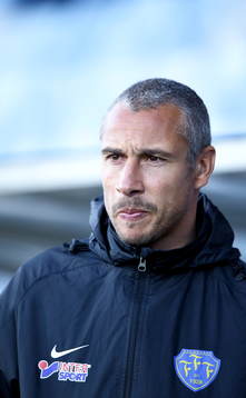 Falkenbergs tränare Henrik Larsson