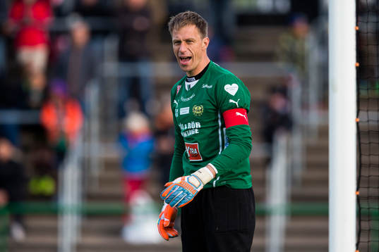 Mjällbys målvakt Mattias Asper