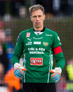 Mjällbys målvakt Mattias Asper