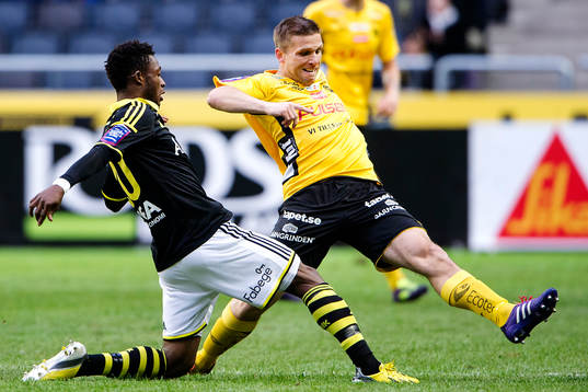 under fotbollsmatchen i Allsvenskan mellan AIK och Elfsborg