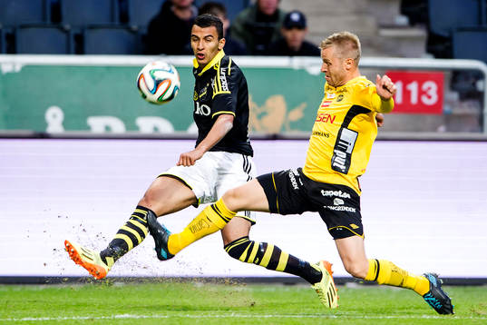 s Nabil Bahoui och Elfsborgs Andreas Klarström