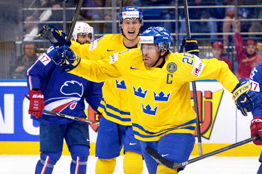 Bläddra bland fler bilder av Ishockey-VM 2014, dag 7, Sverige - Frankrike