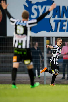 Landskronas Erik Andersson jublar
