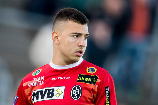 Landskronas målvakt Amr Kadourra