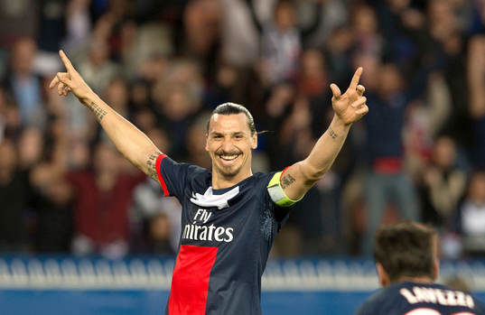 Zlatan Ibrahimovic, Paris Saint Germain jublar