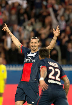 Zlatan Ibrahimovic, Paris Saint Germain jublar
