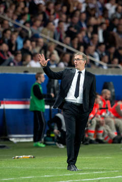 Laurent Blanc, tränare Paris Saint Germain under en