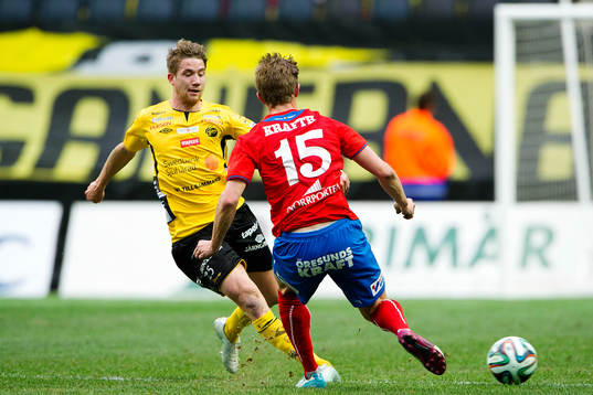 Elfsborgs Marcus Rohdén utmanar Helsingborgs Emil Krafth
