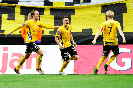Elfsborgs Lasse Nilsson jublar