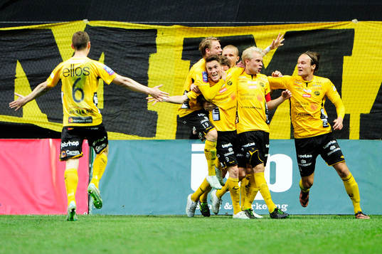 Elfsborgs Lasse Nilsson jublar