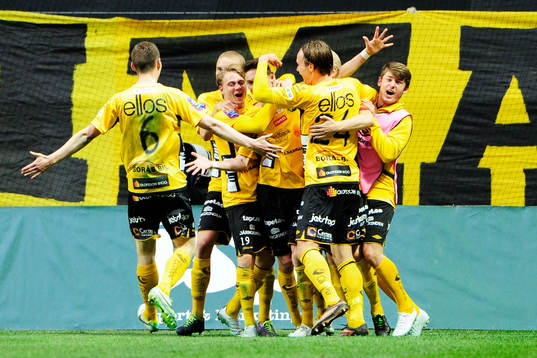 Elfsborgs Lasse Nilsson jublar