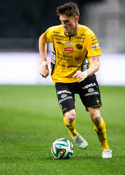 Elfsborgs Lasse Nilsson  med bollen