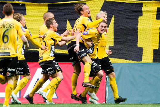 Elfsborgs Lasse Nilsson jublar