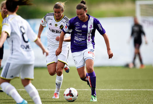 AIKs Madeleine Tegström och Jitex Anna Hjälmkvist