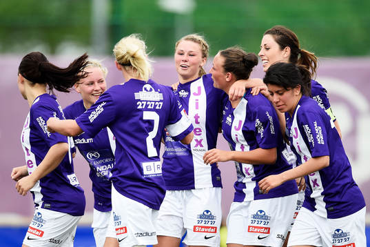 Jitex Amanda Östervall jublar
